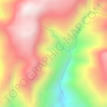 Wugi topographic map, elevation, terrain