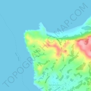 Vayang Rolling Hills topographic map, elevation, terrain