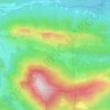 Aiguebonnes topographic map, elevation, terrain