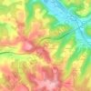 Laurent topographic map, elevation, terrain