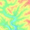 Protem topographic map, elevation, terrain