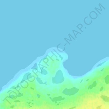 Cape Felix topographic map, elevation, terrain