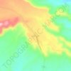 San Juan topographic map, elevation, terrain