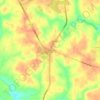 Office Hall topographic map, elevation, terrain