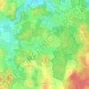 Oberbeuern topographic map, elevation, terrain