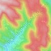 Nordrach-Kolonie topographic map, elevation, terrain