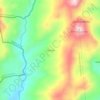 Chorcha topographic map, elevation, terrain