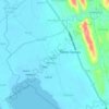 Poblacion topographic map, elevation, terrain