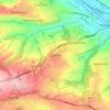Overton topographic map, elevation, terrain