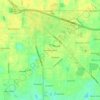 Dawson Heights topographic map, elevation, terrain