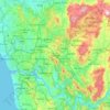 Valongo topographic map, elevation, terrain