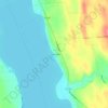 Highland Beach topographic map, elevation, terrain