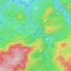 Moses topographic map, elevation, terrain