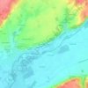 Les Basses Touches topographic map, elevation, terrain