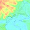 Koto Sentajo topographic map, elevation, terrain