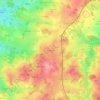 La Piègerie topographic map, elevation, terrain