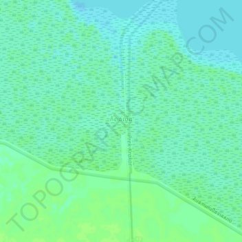 Kampong Luong topographic map, elevation, terrain