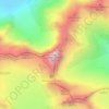 Oberaarhorn topographic map, elevation, terrain