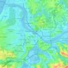 Bayonne topographic map, elevation, terrain