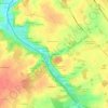 La Vallée topographic map, elevation, terrain