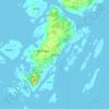 Sør-Arnøy topographic map, elevation, terrain