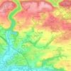 Kerdudal topographic map, elevation, terrain