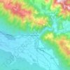 Manahari topographic map, elevation, terrain
