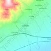 La Virgen topographic map, elevation, terrain