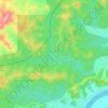 Hangdong-ri topographic map, elevation, terrain