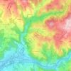 Le Mas topographic map, elevation, terrain