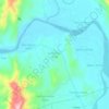 San Simon East topographic map, elevation, terrain