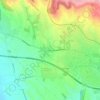 Les Granettes topographic map, elevation, terrain