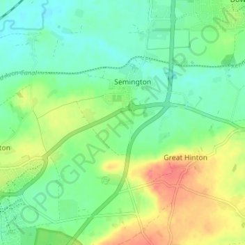Little Marsh topographic map, elevation, terrain