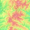 Cary topographic map, elevation, terrain