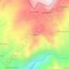 Larcaloma topographic map, elevation, terrain