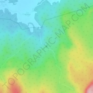 Barabukra Falls topographic map, elevation, terrain