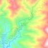 San Antonio de Chamí topographic map, elevation, terrain