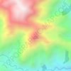 Mount Lingguhob topographic map, elevation, terrain