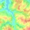 Servolles topographic map, elevation, terrain