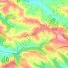 Anglas topographic map, elevation, terrain