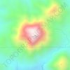 Mt. Pinukis topographic map, elevation, terrain