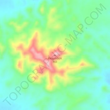 Reaphook Hill topographic map, elevation, terrain