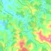 Caucaia do Alto topographic map, elevation, terrain