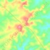 Squires topographic map, elevation, terrain