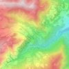 Canevare topographic map, elevation, terrain