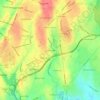 Quaker Ridge topographic map, elevation, terrain