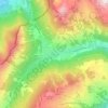 Morgins topographic map, elevation, terrain