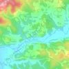 Le Peyrat topographic map, elevation, terrain