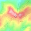 Miuzela topographic map, elevation, terrain