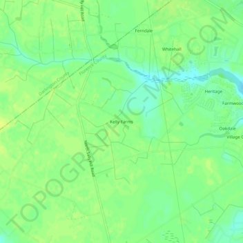 Kelly Farms topographic map, elevation, terrain